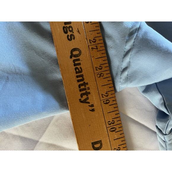 Cubavera Shirt Mens Guayabera Blue Short Sleeve Size XL - Picture 8 of 10